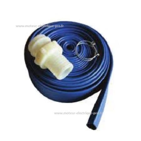 Pedrollo - Kit de refoulement 41mm - tuyau plat et raccord