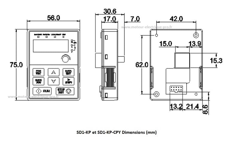 SD1-KP-CPY IMO DIMENSIONS