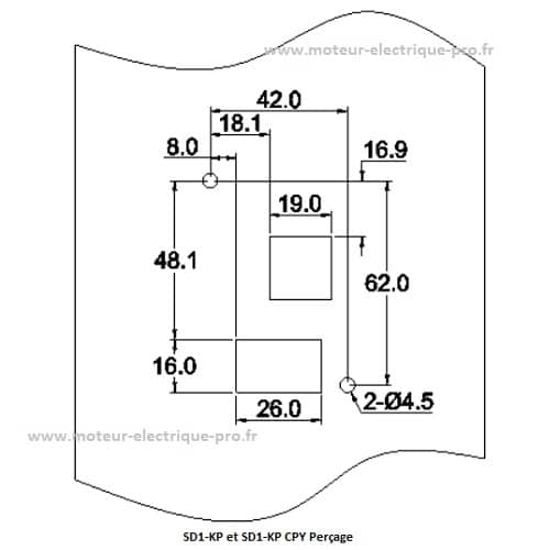 SD1-KP-CPY IMO perçage