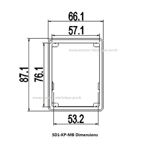 SD1-KP-MB Dimensions