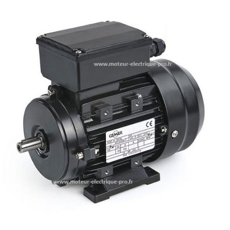 Moteur monophasé 0.55kw 1500 B3 Type MY80-1 Cemer