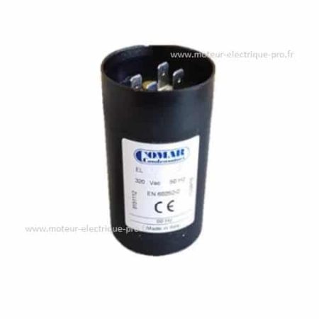 Condensateur de démarrage COMAR EL 63-80uf