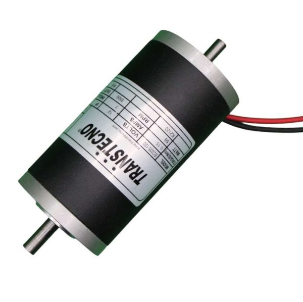 Moteur électrique 12V Transtecno EC035-120 dessus