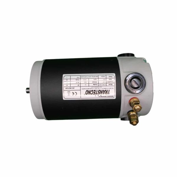 Moteur électrique 12V Transtecno EC350-120 dessus